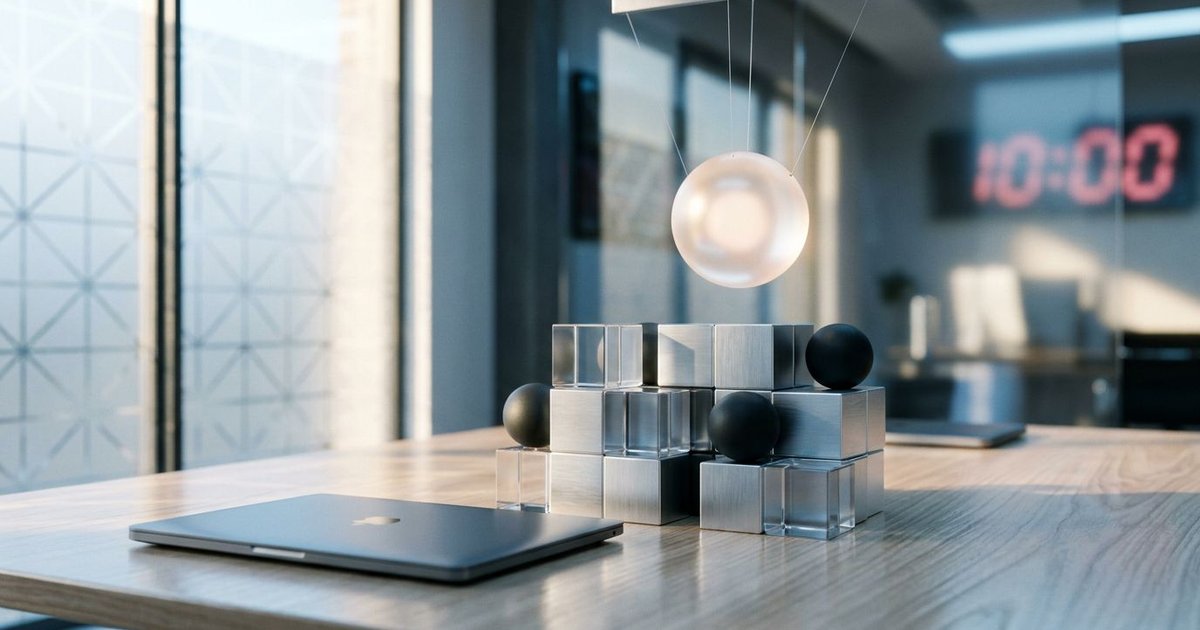 Laptop screen displaying real-time SEO analytics for a no-code AI blog generator in a modern workspace.