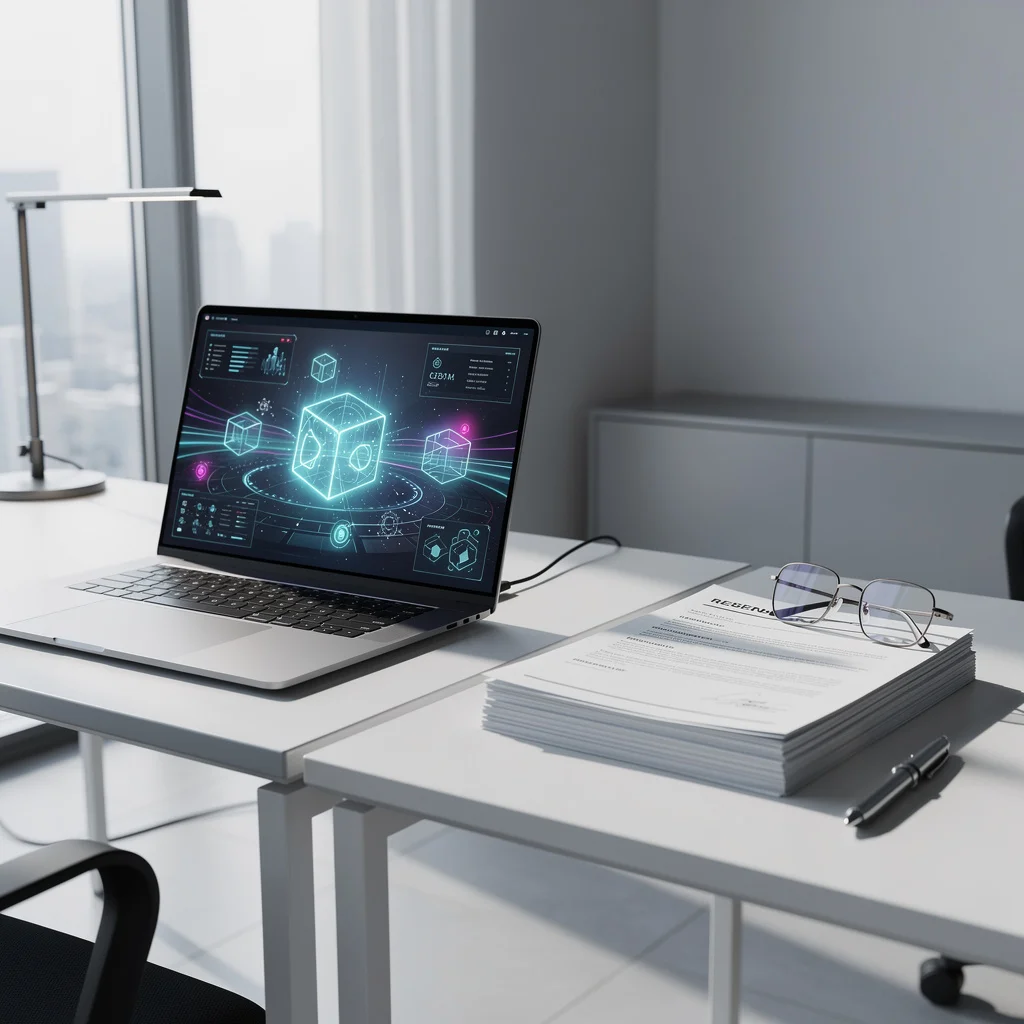 Person editing resume on laptop, comparing AI resume builder tools and tailored resumes for 2026 tech job interviews