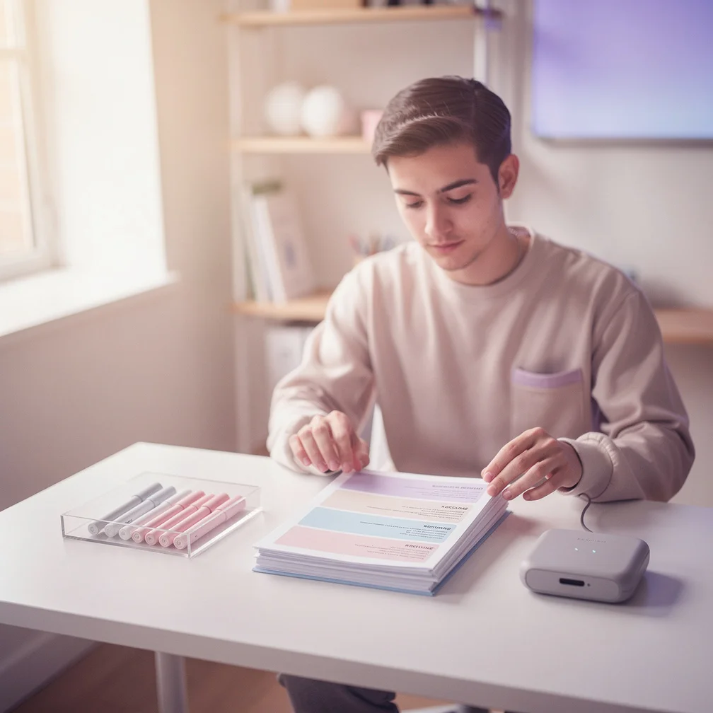 Frustrated tech professional reviews rejected resume on laptop, highlighting ATS-friendly resume optimization in 2026.